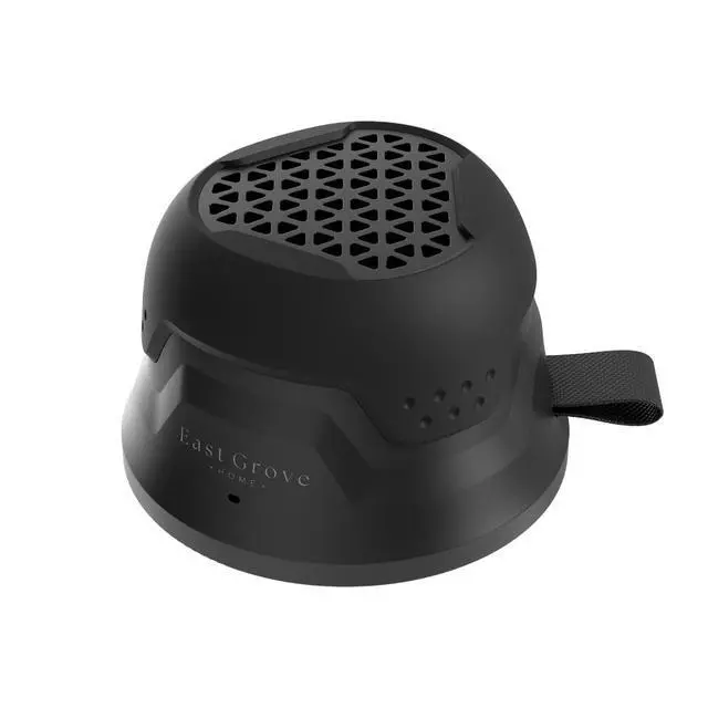 Alt view image 2 of 7 - MagTek Powerful Compact Bluetooth Wireless Speaker with Magnetic Mounting Base Connects to Back of Phone or Steel Surface and Carabiner Clip in Black