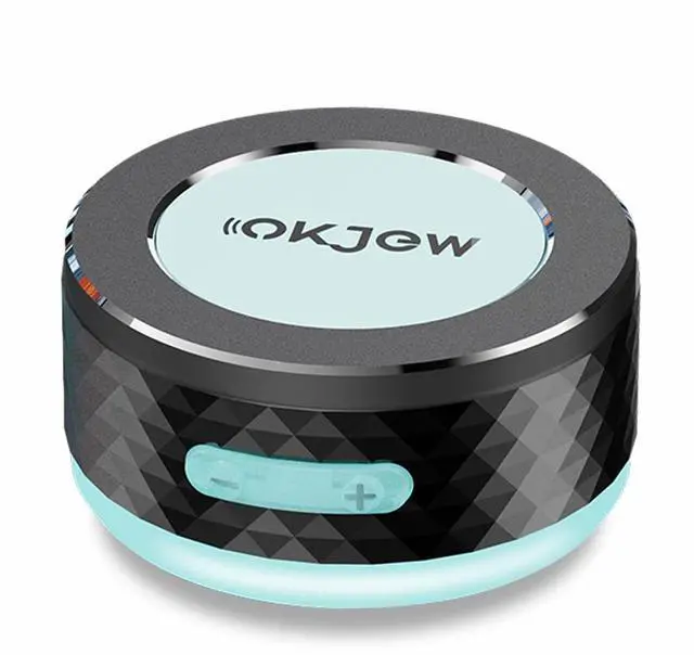Main image of Bone Conduction Bluetooth Speaker with Colorful LED Breathing Lights, Portable Surface-Vibration Speaker, 360° Surround Sound for Home, Outdoor & Party