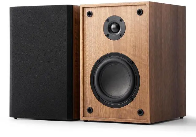 Main image of Bluetooth Bookshelf Speakers, 60W Powered Stereo Speakers