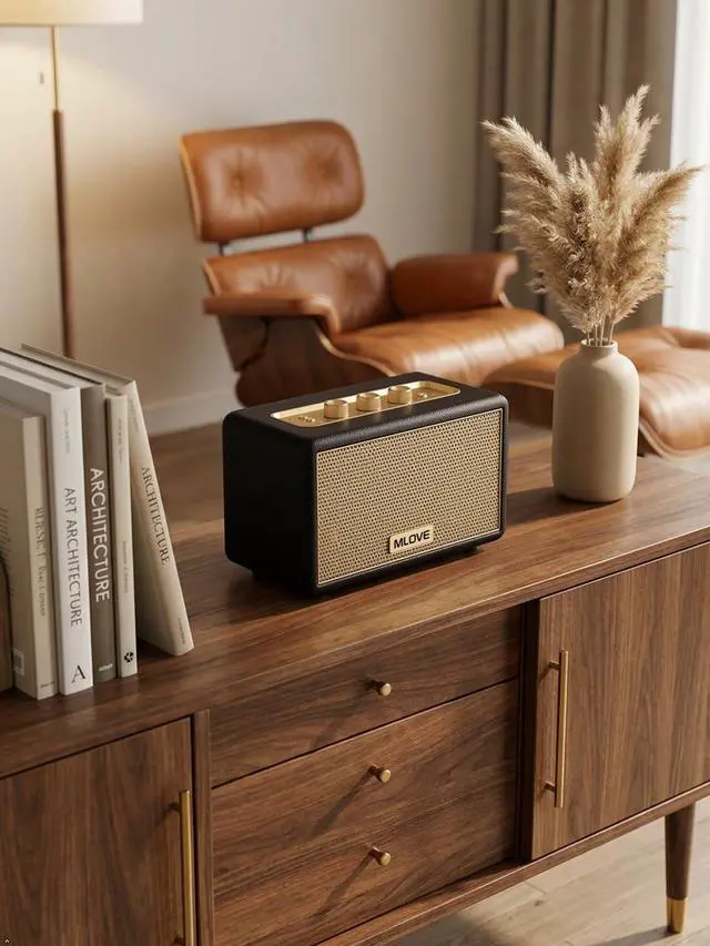 Alt view image 3 of 7 - A200 Retro Bluetooth Speaker for Home