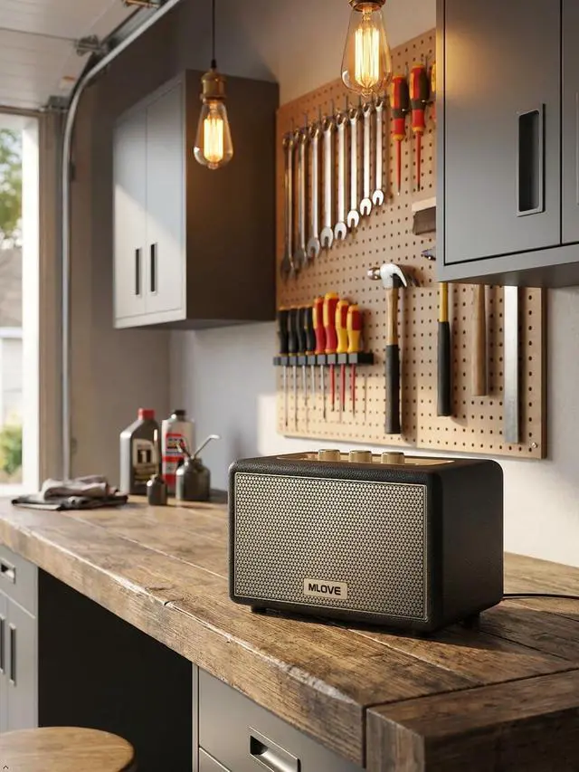 Alt view image 5 of 7 - A200 Retro Bluetooth Speaker for Home