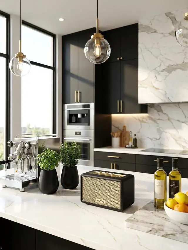 Alt view image 7 of 7 - A200 Retro Bluetooth Speaker for Home