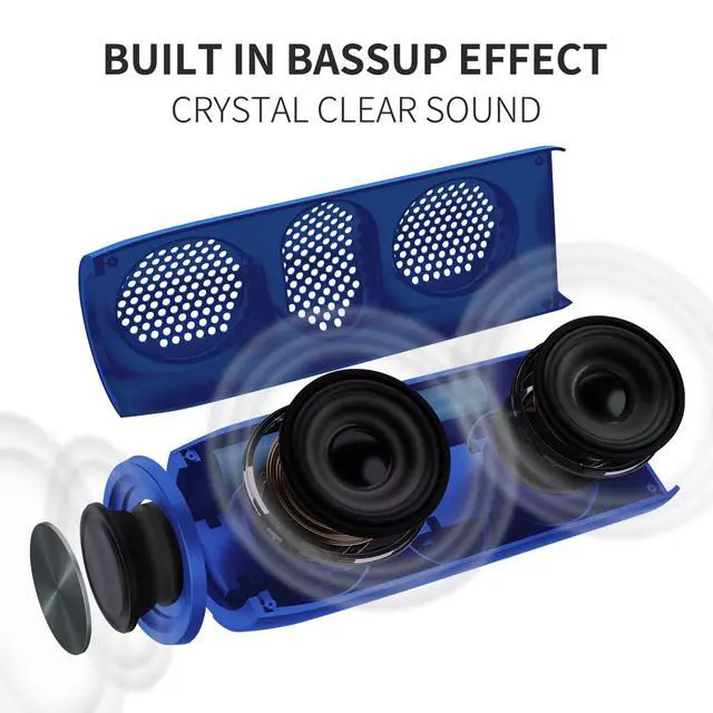 Alt view image 3 of 7 - M88 Bluetooth Speaker, Waterproof Portable Speaker for Beach