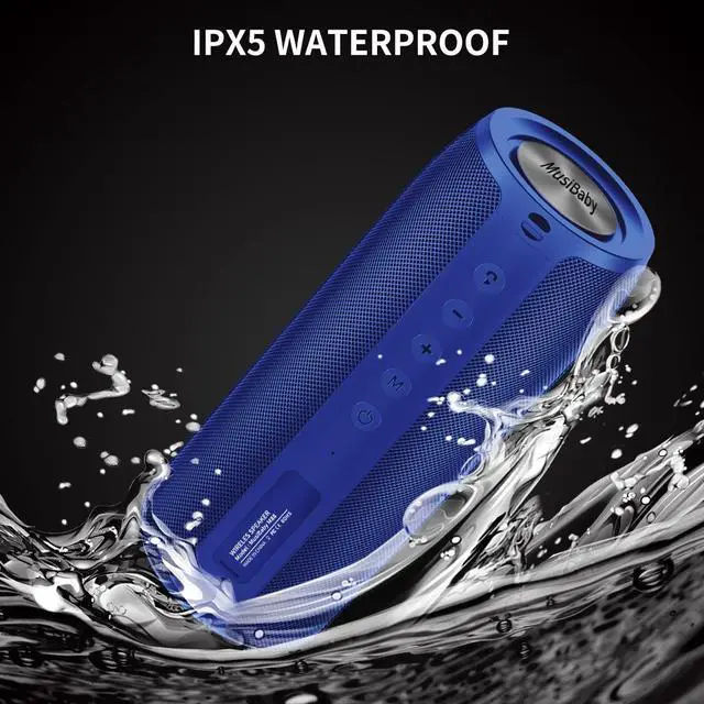 Alt view image 4 of 7 - M88 Bluetooth Speaker, Waterproof Portable Speaker for Beach