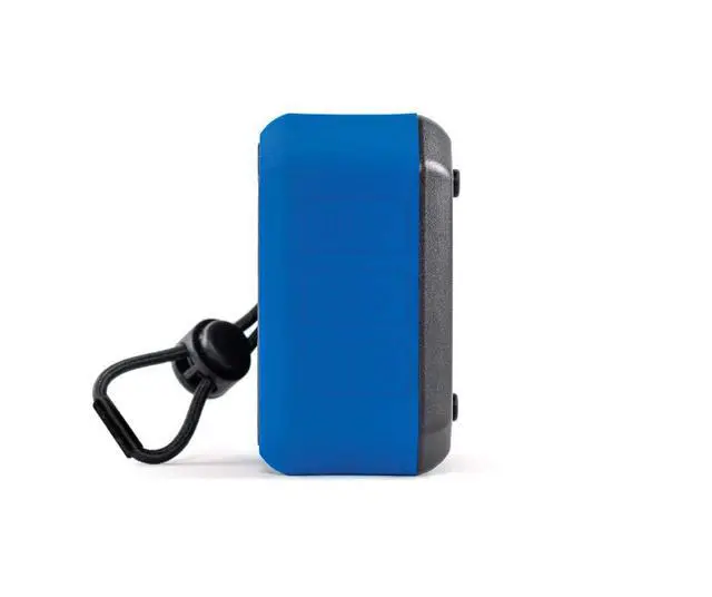 Alt view image 4 of 7 - EcoPebble Lite GDI-EXPLT502 Rugged Waterproof Floating Portable Bluetooth Wireless 5-Watt Mini Smart Speaker (Blue)