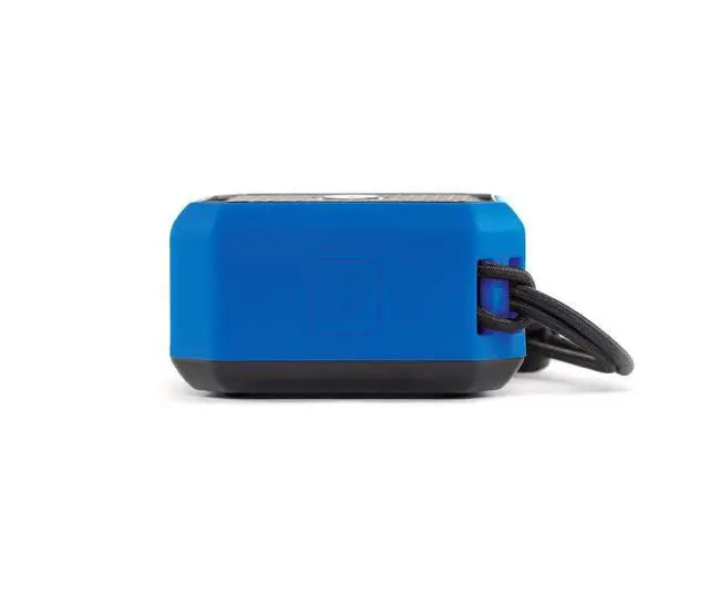 Alt view image 6 of 7 - EcoPebble Lite GDI-EXPLT502 Rugged Waterproof Floating Portable Bluetooth Wireless 5-Watt Mini Smart Speaker (Blue)