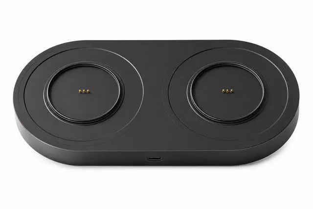 Alt view image 2 of 7 - Core Duo Bluetooth Speaker System, Magnetic Modular Portable Speaker, RGB LED Ring Lights, USB-C Charging Dock, Expandable Multi-Speaker Audio
