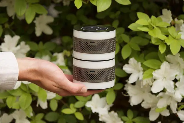 Alt view image 4 of 7 - Core Duo Bluetooth Speaker System, Magnetic Modular Portable Speaker, RGB LED Ring Lights, USB-C Charging Dock, Expandable Multi-Speaker Audio