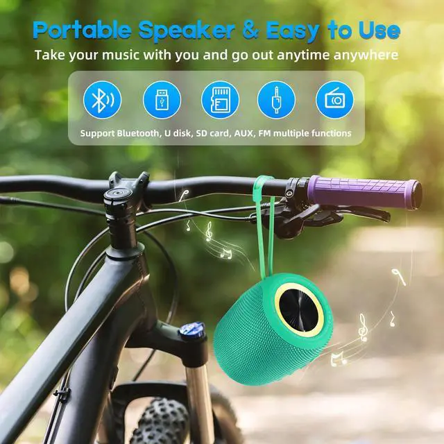 Alt view image 6 of 7 - Portable Bluetooth Speaker, 20W Bass & IPX6 Waterproof Wireless Speaker
