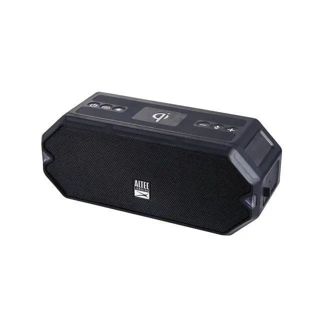 Alt view image 7 of 7 - HydraBlast Wireless Portable Bluetooth Speaker, IP67 Waterproof for Parties, USB C Rechargeable Outdoor Speakers with Built in Phone Charger and LED Lights, 20 Hour Playtime