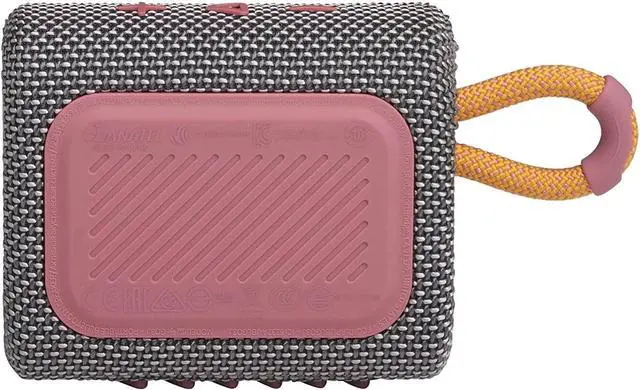 Alt view image 2 of 6 - Go 3 - Portable Bluetooth Speaker, Built-in Battery, Waterproof and Dustproof, Bonus Keychain LED Included - Gray