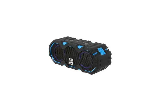 Alt view image 2 of 7 - Waterproof Bluetooth Speaker with Lights, Portable Wireless Speaker for Pool, Beach, Hiking, Sports, Camping, 16 Hour Playtime, Floats in Water