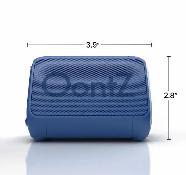 Alt view image 7 of 7 - Compact Bluetooth Speaker, 14-Hour Playtime, Blue