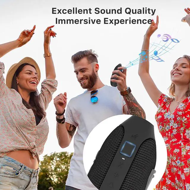 Alt view image 6 of 7 - Clip Portable Bluetooth Speaker, Up to 24H Playtime, IP68 Waterproof