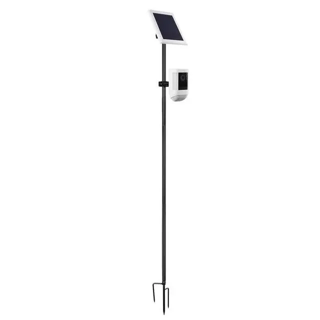 Alt view image 3 of 7 - 2-in-1 Stake Mount for Outdoor Cameras and Solar Panels