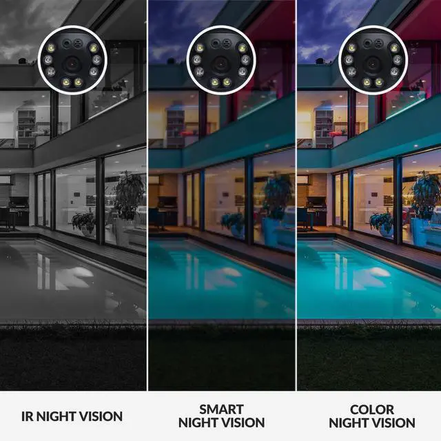 Alt view image 7 of 7 - 2K Outdoor Security Camera,Color Night Vision,Trcking Motion,Siren-1pc