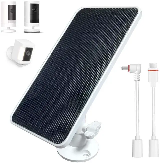 Main image of Solar Panel Charger for Ring Spotlight/Stick Up Battery Cam, 1 Pack