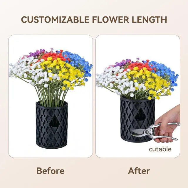 Alt view image 4 of 7 - Disguise Camera Vase Compatible with Ring Outdoor Cam (Stick Up Cam) & Indoor Cam (1080p Edition) Artificial Flower Included