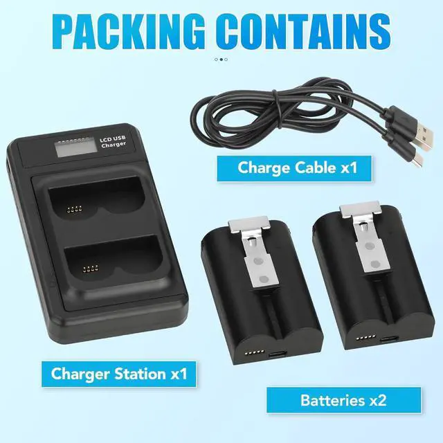 Alt view image 6 of 6 - 2-Pack 7200mAh Replacement Battery for Ring Doorbell Camera