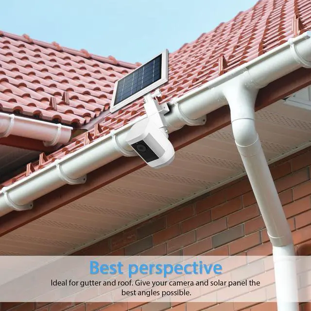 Alt view image 3 of 7 - Weatherproof Gutter Mount for Ring/Blink/Arlo Camera and Solar Panel