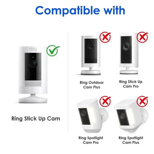 Alt view image 3 of 7 - 3 Pack Weatherproof Silicone Protective Case Cover for Ring Stick Up Cam Battery, Anti-Scratch UV Resistant Skin for Indoor Outdoor