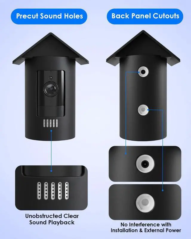 Alt view image 4 of 7 - 3 Pack Weatherproof Silicone Protective Case Cover for Ring Stick Up Cam Battery, Anti-Scratch UV Resistant Skin for Indoor Outdoor