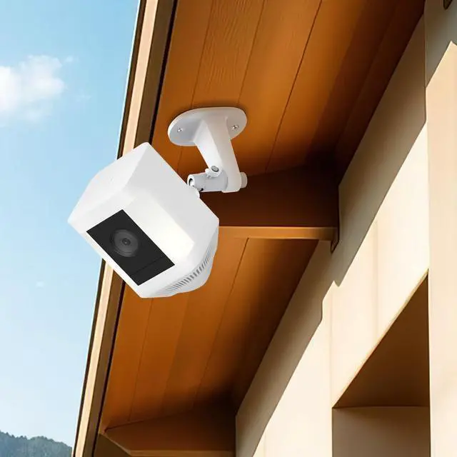 Alt view image 4 of 7 - Adjustable Wall Mount for Spotlight Cam Plus/Pro (Battery) and Stick Up Cam/Pro (Battery), 360° Swivel Mounting Bracket for Indoor and Outdoor Use, White