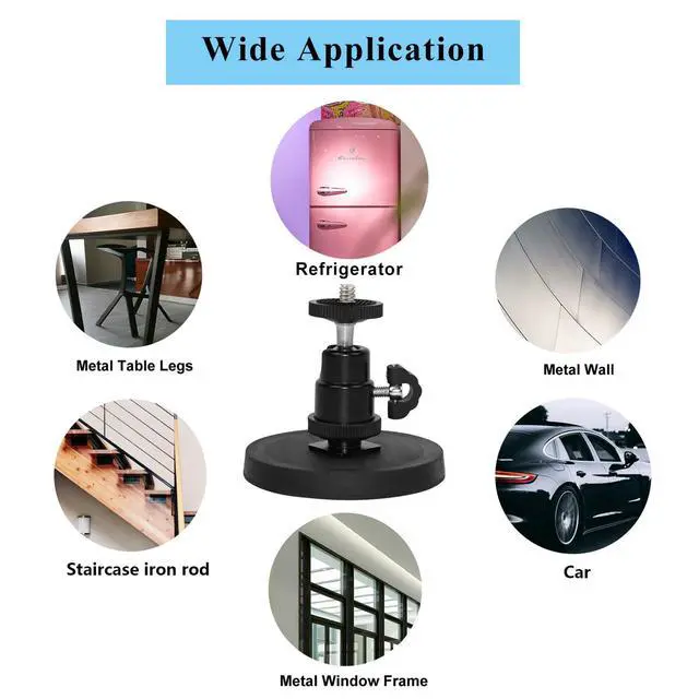 Alt view image 7 of 7 - Magnetic Camera Mount Compatible with Ring Outdoor Cam Plus & Stick Up Cam