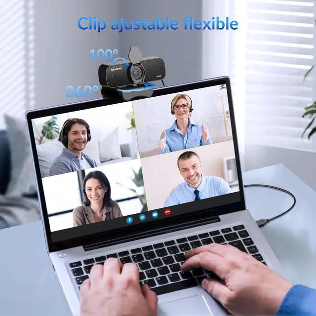 Alt view image 7 of 7 - EasyCam 4K Webcam, CDAF Autofocus, Auto Light Correction, 77°FOV