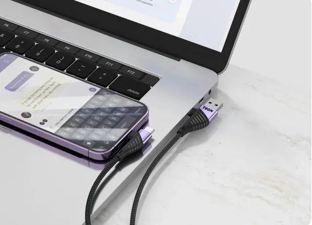 Alt view image 3 of 7 - 4 in 1 Charging Cable (USB-C, L, USB), TR62 Model for Smartphone, Tablet, Personal Computer, Camera,