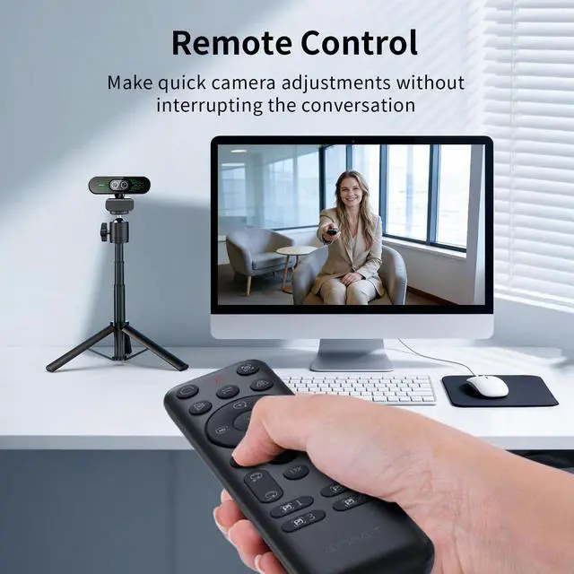 Alt view image 5 of 7 - NOVA 4K Dual-Camera 4K Webcam for PC, Wide-Angle and Telephoto Camera