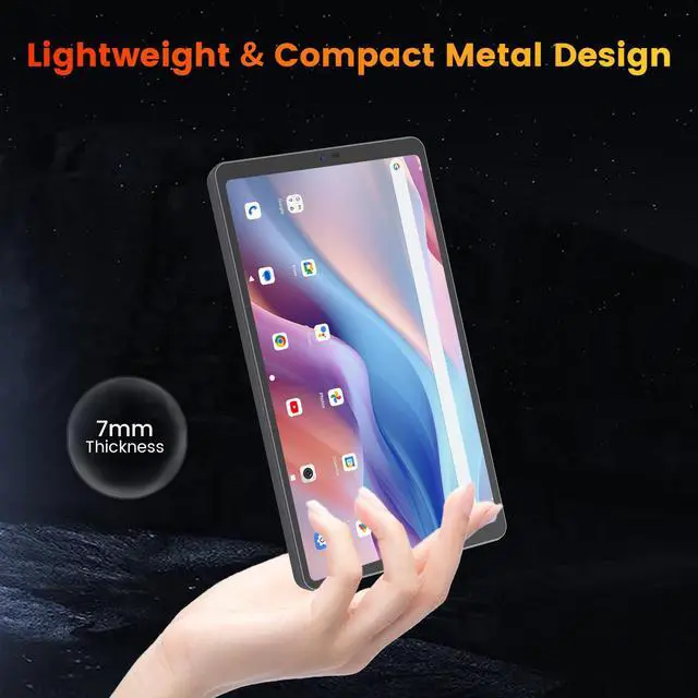 Alt view image 6 of 7 - Android 15 Tablet 8.7 inch, Mini Tablet 5000mAh, Dual-Band WiFi & BT5.0, 11GB RAM & 64GB ROM 2TB Expandable, Tablet Computer with IPS HD Display, Kids Tablet Support GPS, GMS, Widevine L1