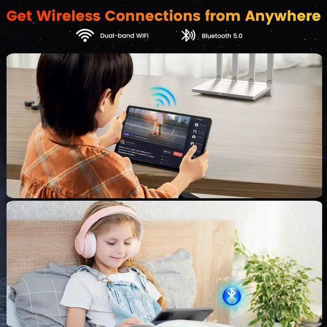 Alt view image 5 of 7 - Android 15 Tablet 8.7 inch, Mini Tablet 5000mAh, Dual-Band WiFi & BT5.0, 11GB RAM & 64GB ROM 2TB Expandable, Tablet Computer with IPS HD Display, Kids Tablet Support GPS, GMS, Widevine L1