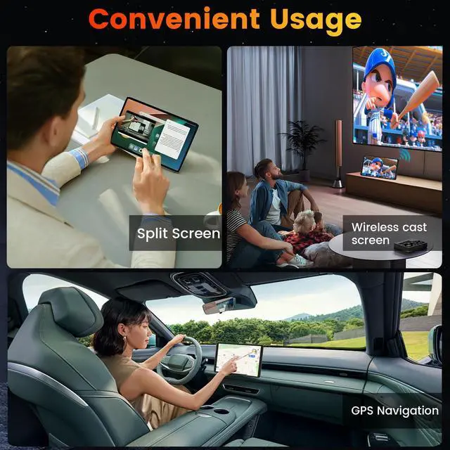 Alt view image 7 of 7 - Android 15 Tablet 8.7 inch, Mini Tablet 5000mAh, Dual-Band WiFi & BT5.0, 11GB RAM & 64GB ROM 2TB Expandable, Tablet Computer with IPS HD Display, Kids Tablet Support GPS, GMS, Widevine L1