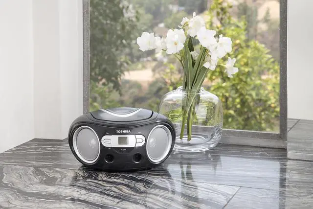Alt view image 2 of 3 - TY-CRS9 Portable CD Boombox with AM/FM Stereo and Aux Input
