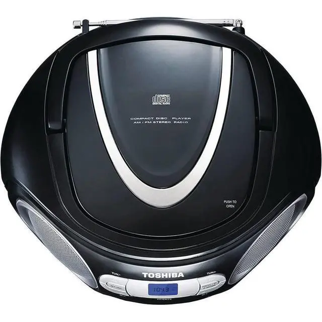 Alt view image 3 of 3 - TY-CRS9 Portable CD Boombox with AM/FM Stereo and Aux Input