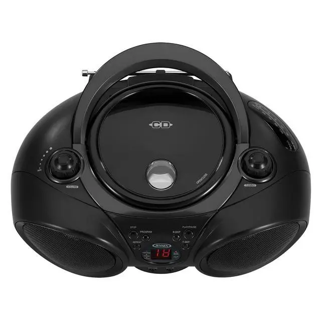 Alt view image 2 of 4 - CD-490-BK Portable Compact Disc Player with AM/FM Stereo Radio