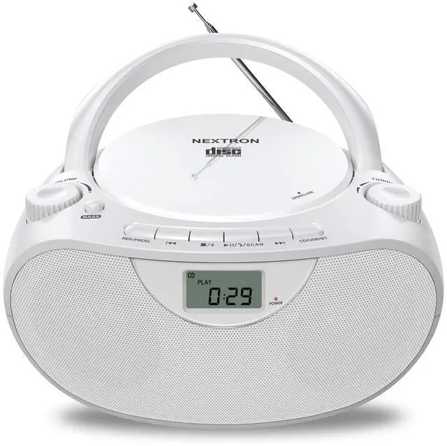 Main image of Portable CD Player Boombox with Bluetooth, AM/FM Radio & USB