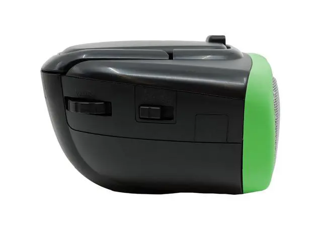 Alt view image 5 of 5 - SRCD243 Portable CD Player with AM/FM Radio, Boombox(Green)