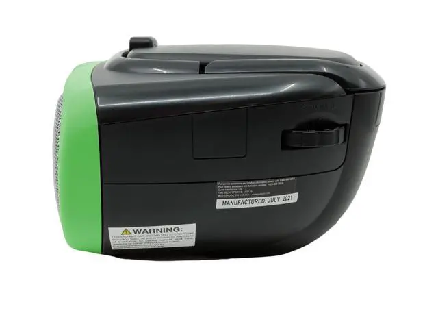 Alt view image 4 of 5 - SRCD243 Portable CD Player with AM/FM Radio, Boombox(Green)