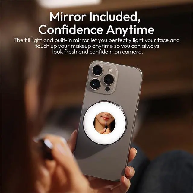 Alt view image 7 of 7 - ML05 Magnetic Selfie Light, Mini Phone Light for iPhone Magsafe