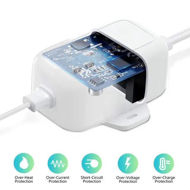 Alt view image 3 of 7 - Outdoor Power Adapter for Stick Up Cam Battery/Plug-in 3rd Gen, 25 ft Weather Resistant Charging Cable with Barrel Plug Continuously Charge Your Security Camera, White