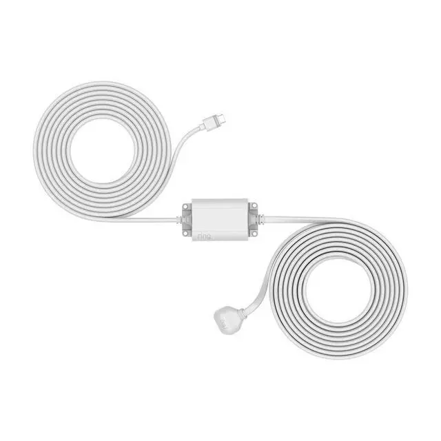 Alt view image 2 of 5 - Indoor/Outdoor Power Adapter (USB-C) for Outdoor Cam Plus, Stick Up Cam Pro, Spotlight Cam Plus, Spotlight Cam Pro - White