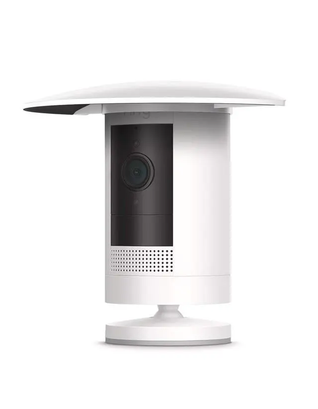 Alt view image 7 of 7 - Rain Shade Cover for Ring Outdoor Cam (1st Gen), White