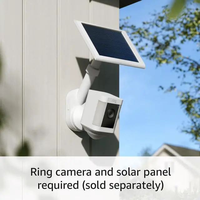 Alt view image 6 of 6 - All-New Ring Pole and Wall Mount for Cameras and Solar Panels, White