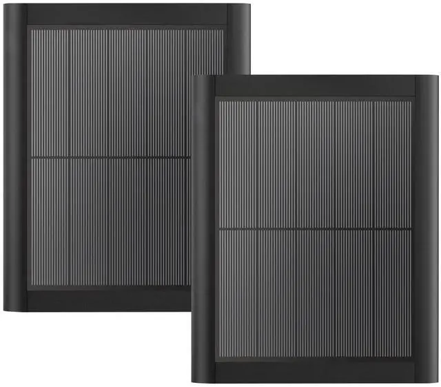 Main image of Ring Solar Panel(2nd Generation), 5W Ring Solar Panel Charger with Mount for Stick Up Camera & Pro, Spotlight Plus & Pro, Stick Up Cam Battery, Spotlight Cam Battery (2 Pack Black)