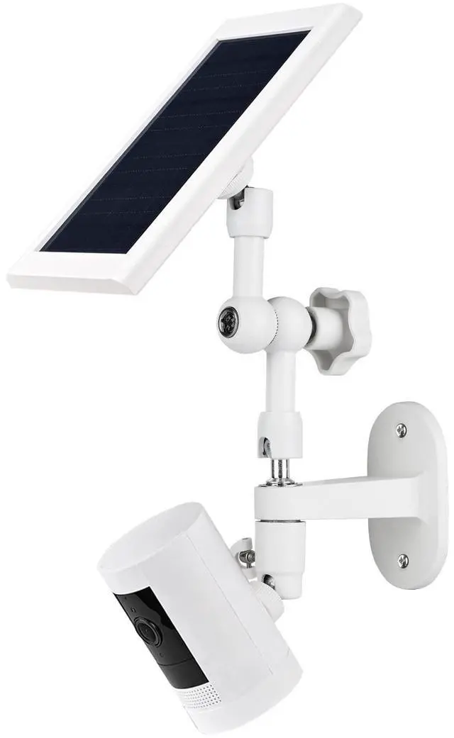 Main image of 2-in-1 Wall Mount for Ring Solar Panel, Ring Stick Up Cam Battery, Spotlight Cam and Spotlight Cam Plus/Pro(Battery), Adjustable Angle to Get Maximum Sunlight for Your Solar Panel