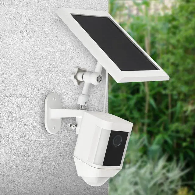 Alt view image 6 of 7 - 2-in-1 Wall Mount for Ring Solar Panel, Ring Stick Up Cam Battery, Spotlight Cam and Spotlight Cam Plus/Pro(Battery), Adjustable Angle to Get Maximum Sunlight for Your Solar Panel