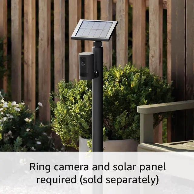 Alt view image 5 of 5 - All-New Ring Stake Mount for Cameras and Solar Panels, Black