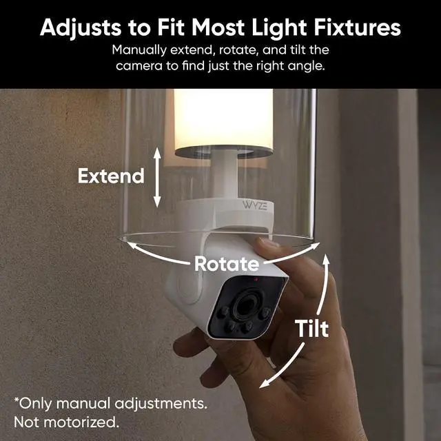 Alt view image 5 of 7 - Bulb Cam - 2K HD Smart Light Bulb Security Camera with Color Night Vision, 800-Lumen Dimmable LED, 160° Wide View, Motion Detection & Siren, E26 Socket, Alexa/Google/IFTTT